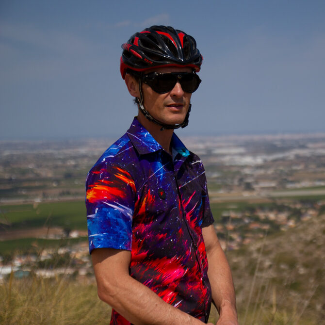 Camisa Ciclismo Unisex MC Gravel Mars Detalle Delantero 3